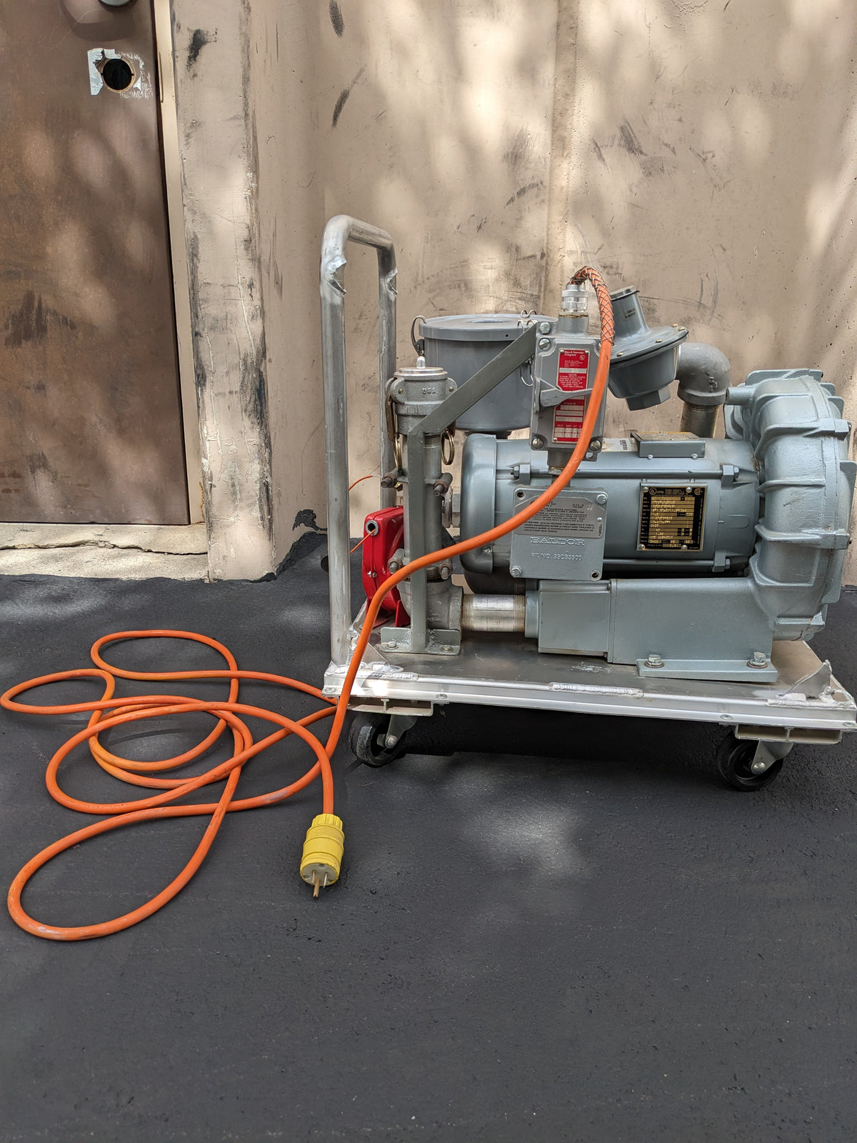 GAST 1.5 HP REGENERATIVE BLOWER R4P115N-50 BALDOR J718B 110/220-240 VOLTS NEW B2