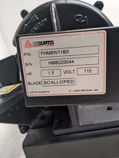 FS CURTIS TOLEDO FHM8W11BX #8 HYDRAULIC HOSE SAW 1.5HP 115V 1.50*ID CAPACITY 8" SCALLOPED BLADE  W/O HANDLE NEW #1 BSRG7