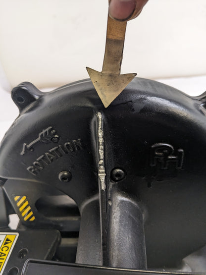 FS CURTIS TOLEDO FHM8W11BX #8 HYDRAULIC HOSE SAW 1.5HP 115V 1.50*ID CAPACITY 8" SCALLOPED BLADE  W/O HANDLE NEW #1 BSRG7