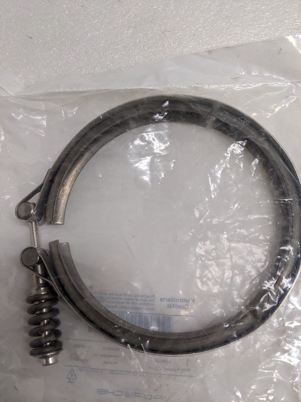 PORSCHE PAB25372500 CATALYTIC CONVERTER CLAMP 2019-2023 CAYENNE/PANAMERA NEW R23T2