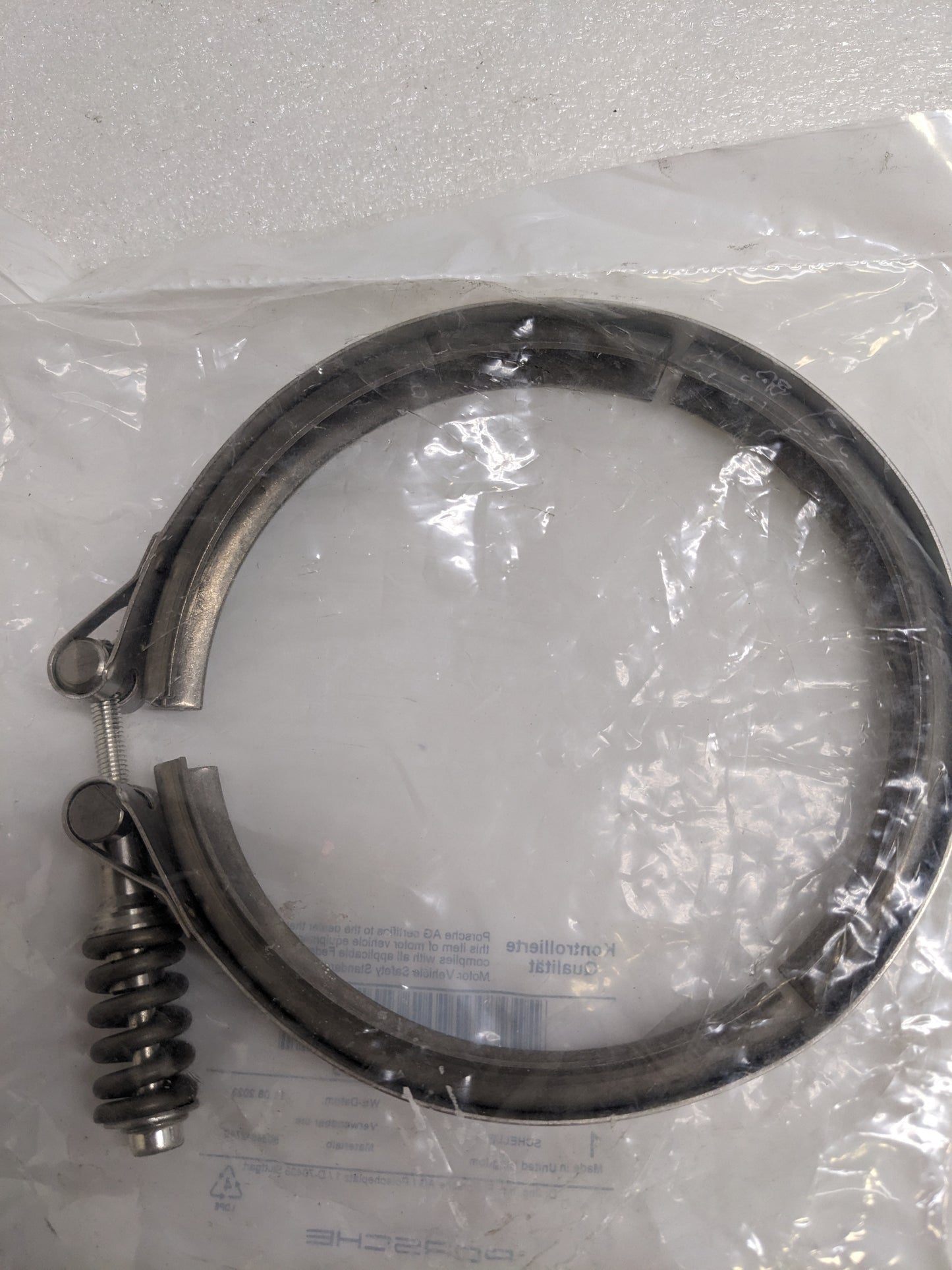 PORSCHE PAB25372500 CATALYTIC CONVERTER CLAMP 2019-2023 CAYENNE/PANAMERA NEW R23T2