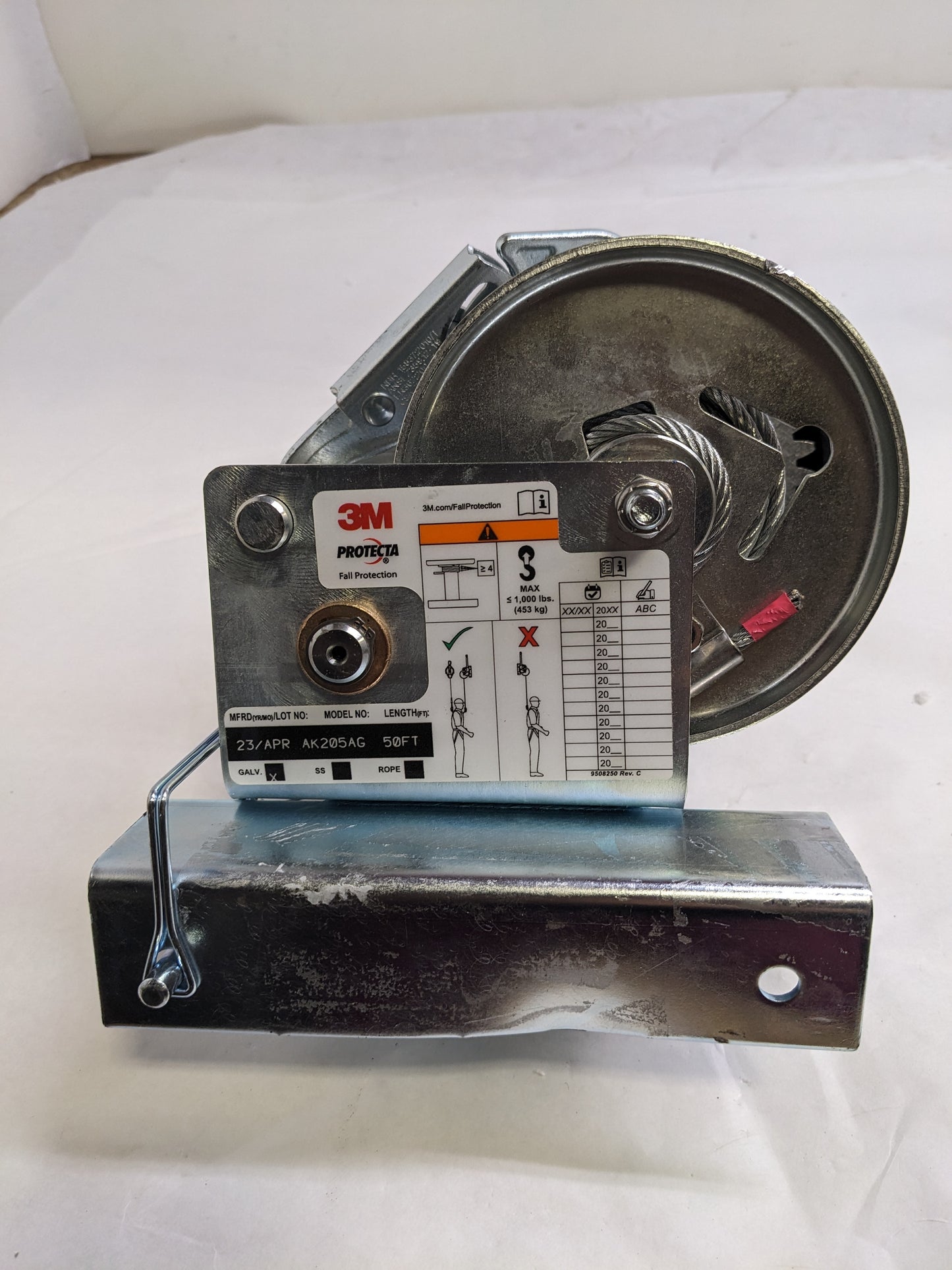 3M AK205AG CONFINED SPACE WINCH 50FT NEW R16