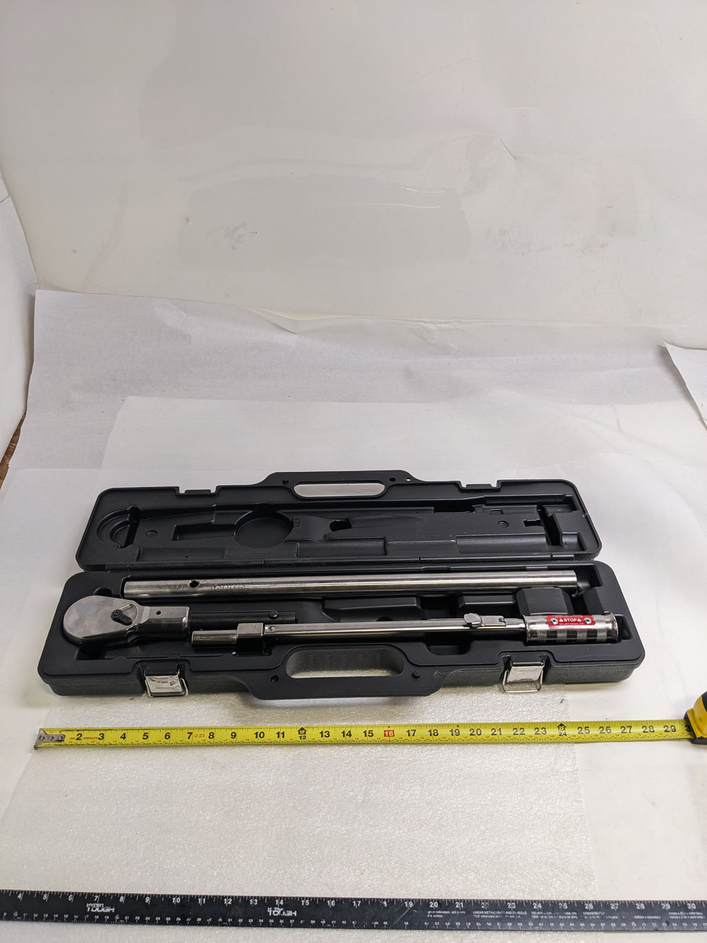PRECISION INSTRUMENTS C4D600F DRIVE TORQUE WRENCH AND BREAKER BAR 1 X 3/4" NEW R13