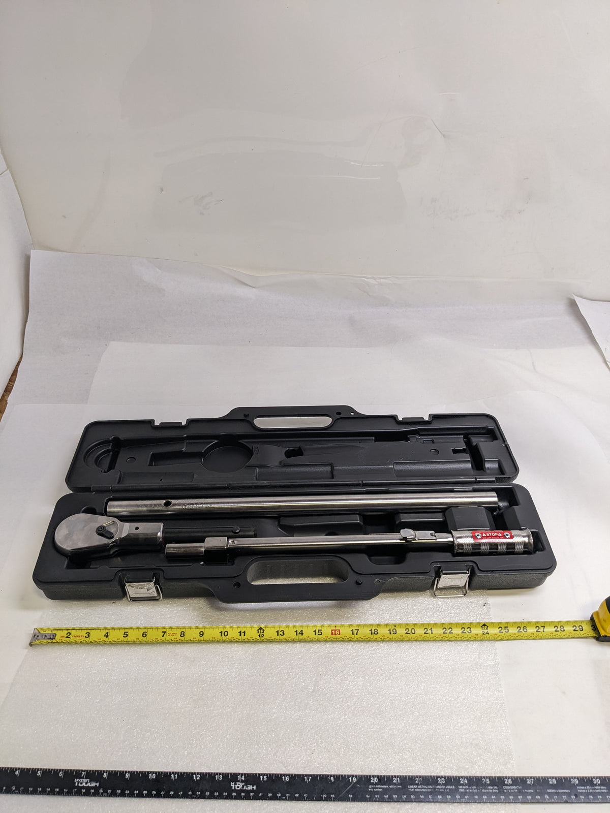 PRECISION INSTRUMENTS C4D600F DRIVE TORQUE WRENCH AND BREAKER BAR 1 X 3/4" NEW R13