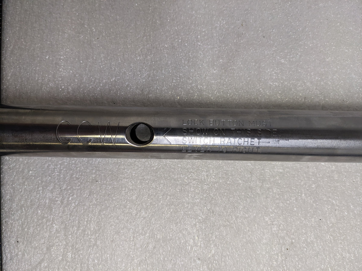 PRECISION INSTRUMENTS C4D600F DRIVE TORQUE WRENCH AND BREAKER BAR 1 X 3/4" NEW R13