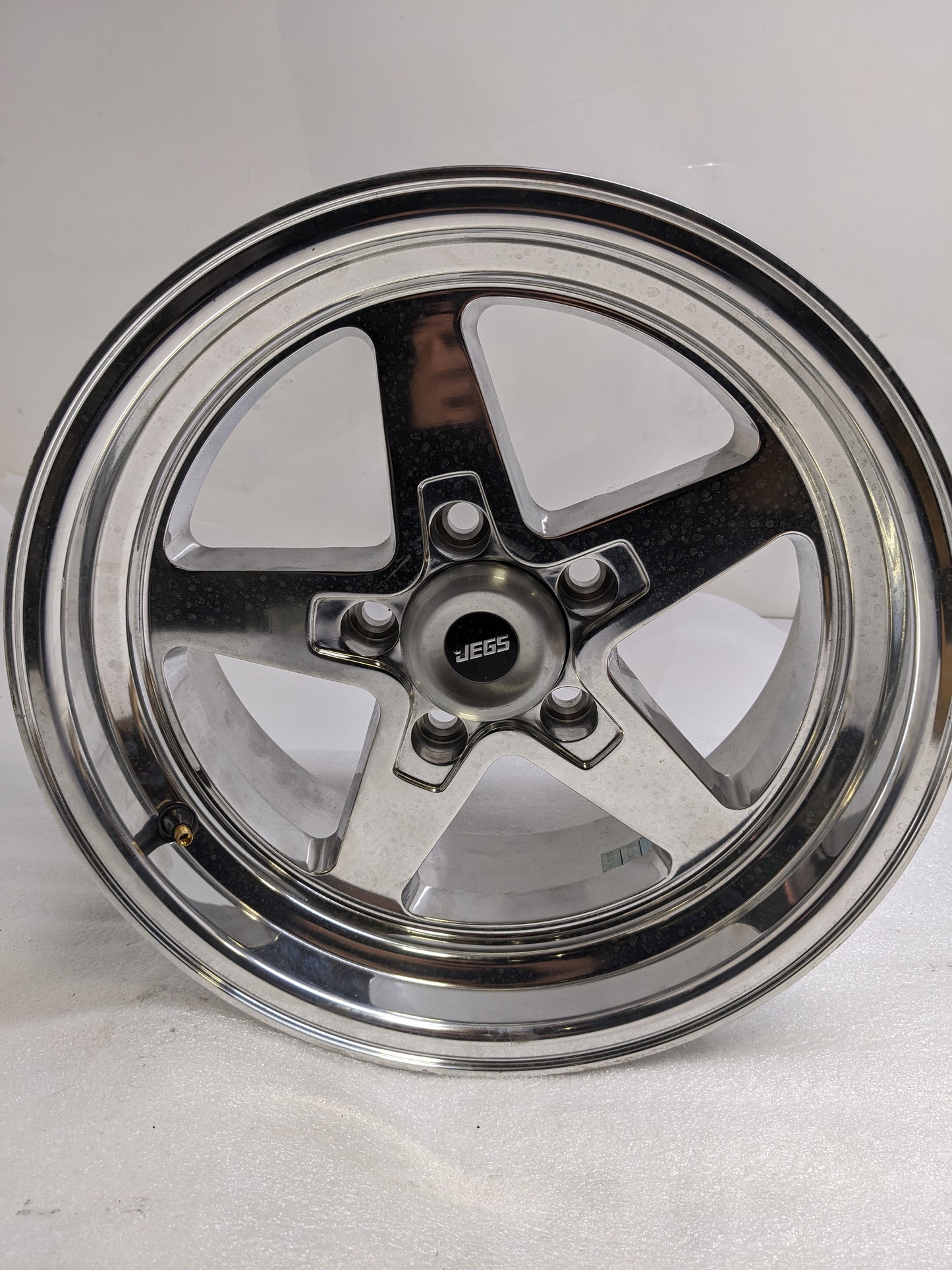 JEGS 555680261 SSR STAR WHEEL 15X7IN 00MM 5X4.50" POLISHED NEW B2