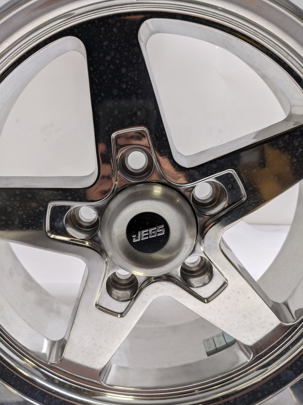 JEGS 555680261 SSR STAR WHEEL 15X7IN 00MM 5X4.50" POLISHED NEW B2