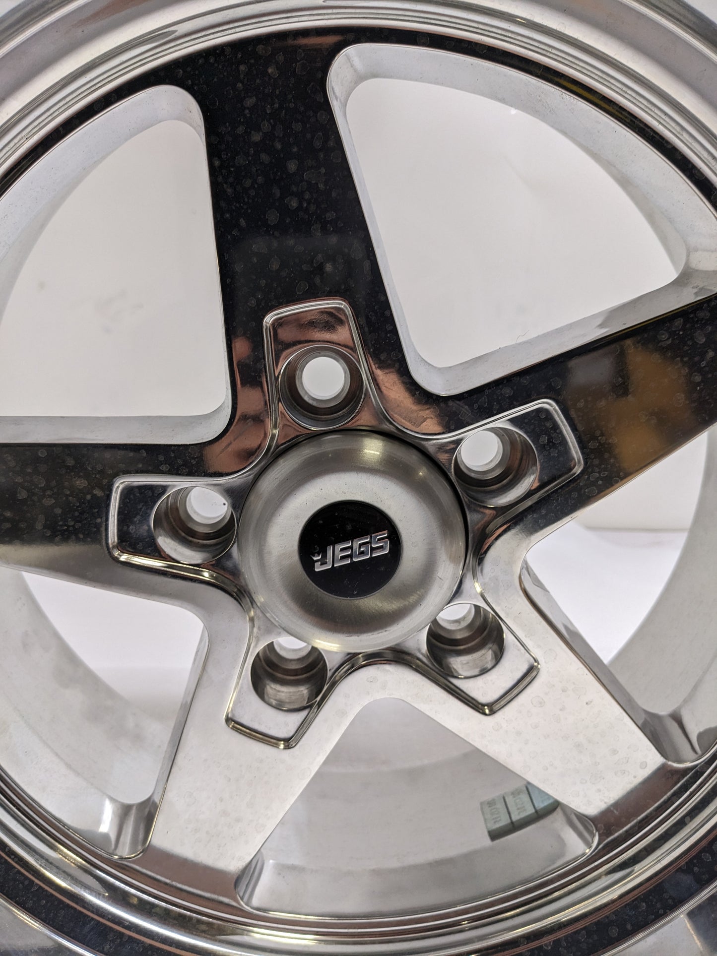 JEGS 555680261 SSR STAR WHEEL 15X7IN 00MM 5X4.50" POLISHED NEW B2