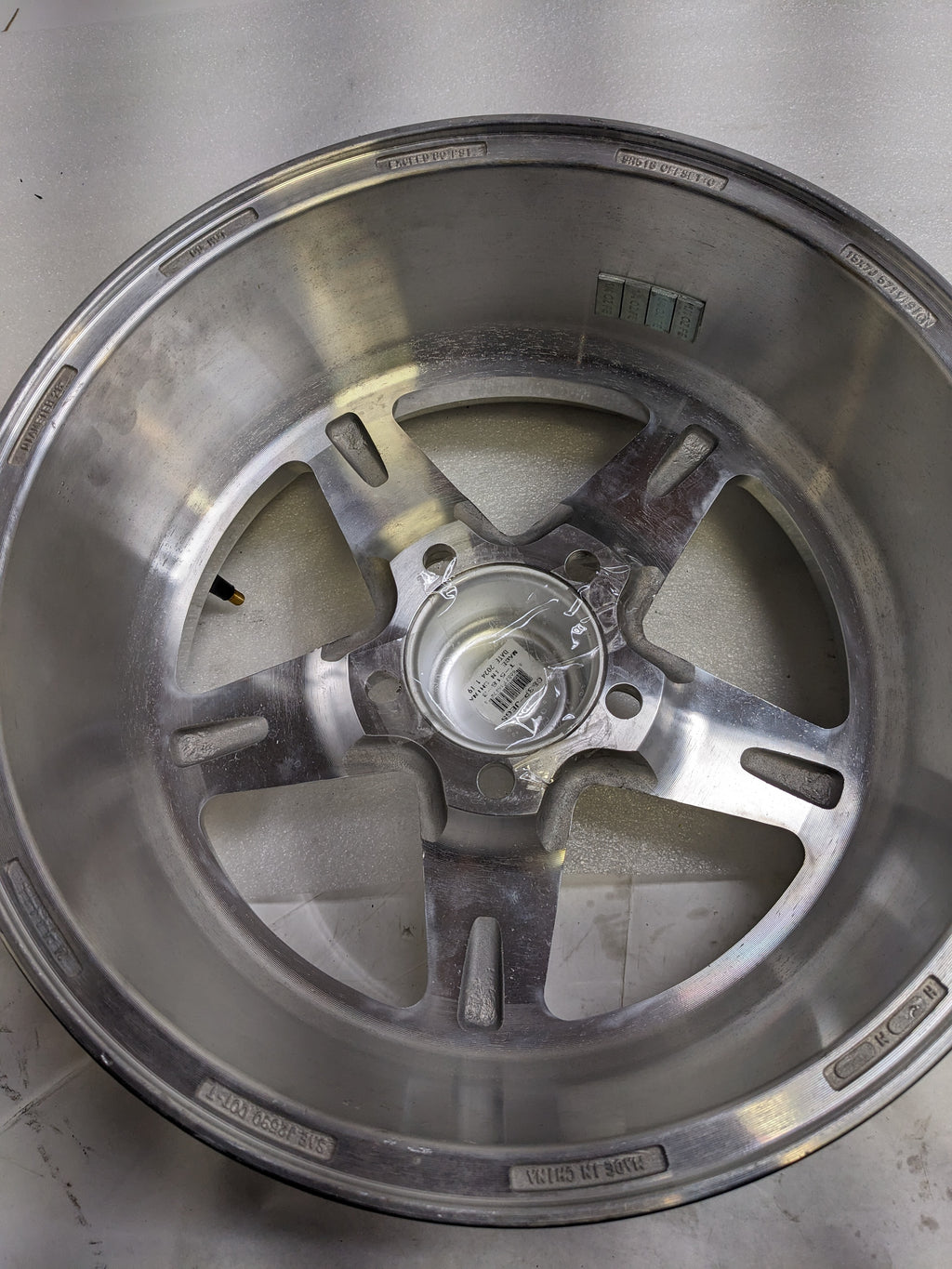 JEGS 555680261 SSR STAR WHEEL 15X7IN 00MM 5X4.50" POLISHED NEW B2