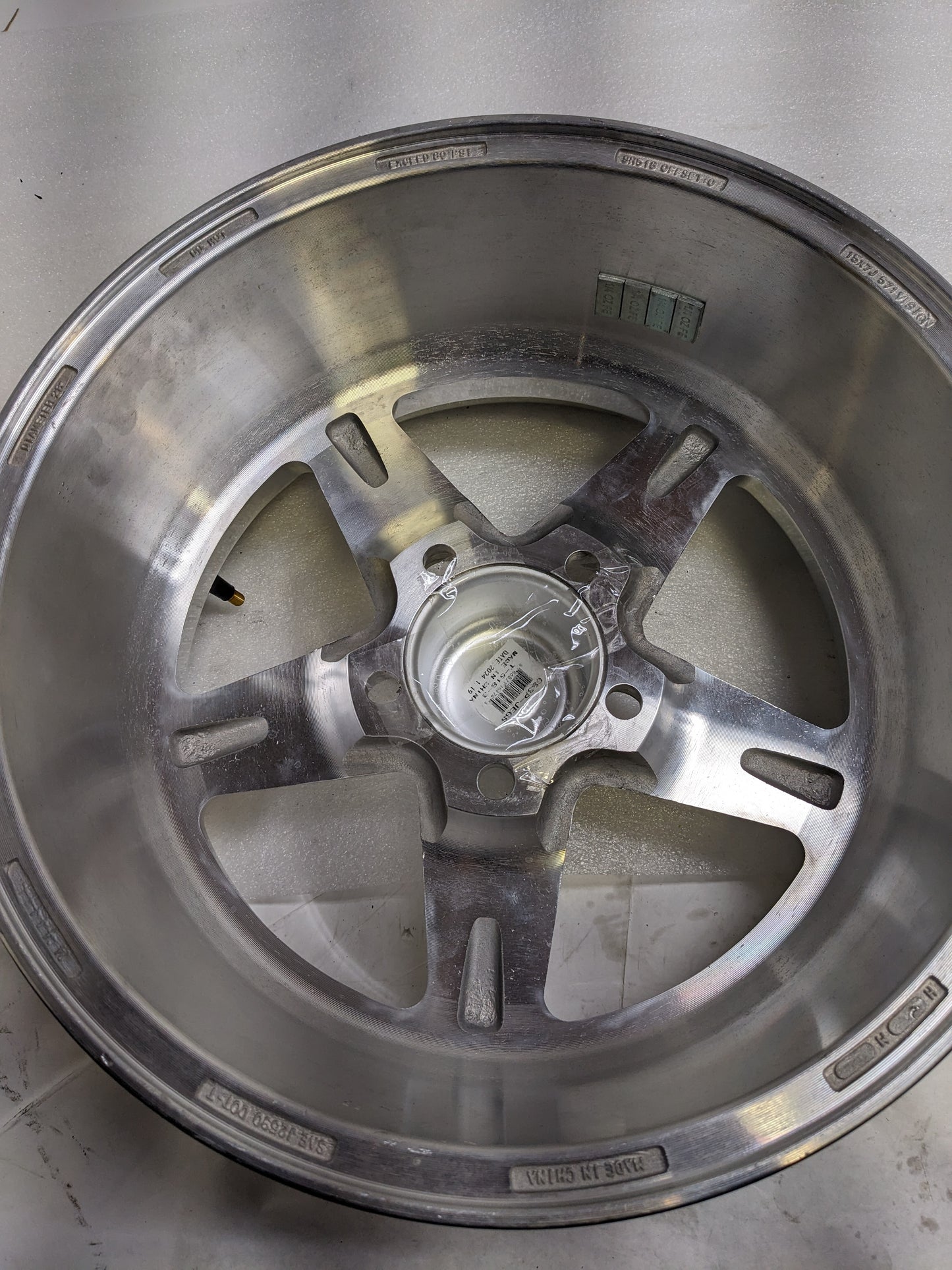 JEGS 555680261 SSR STAR WHEEL 15X7IN 00MM 5X4.50" POLISHED NEW B2