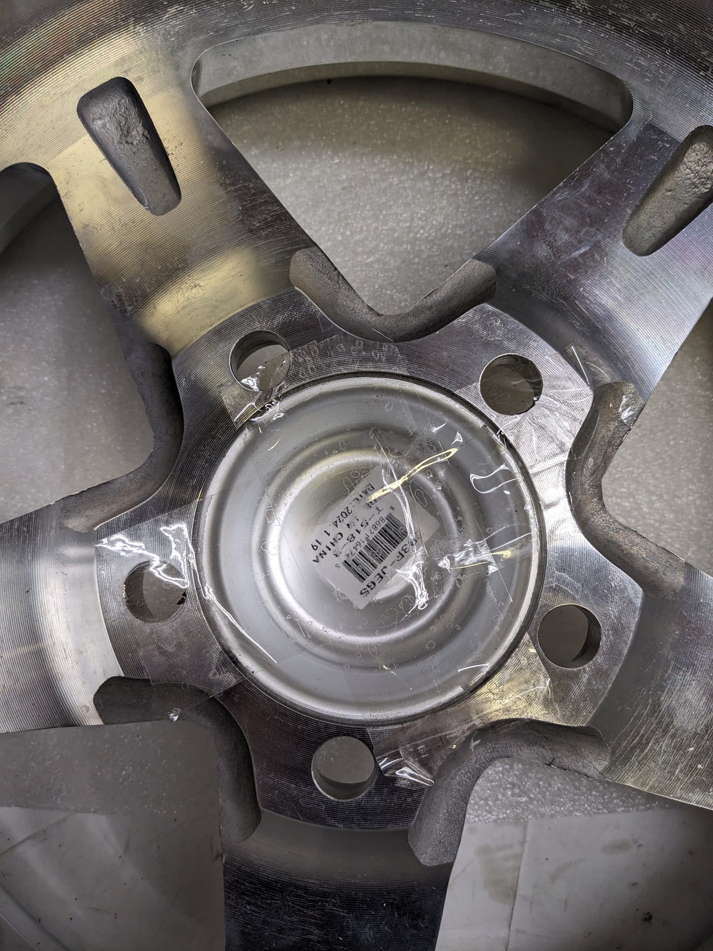 JEGS 555680261 SSR STAR WHEEL 15X7IN 00MM 5X4.50" POLISHED NEW B2