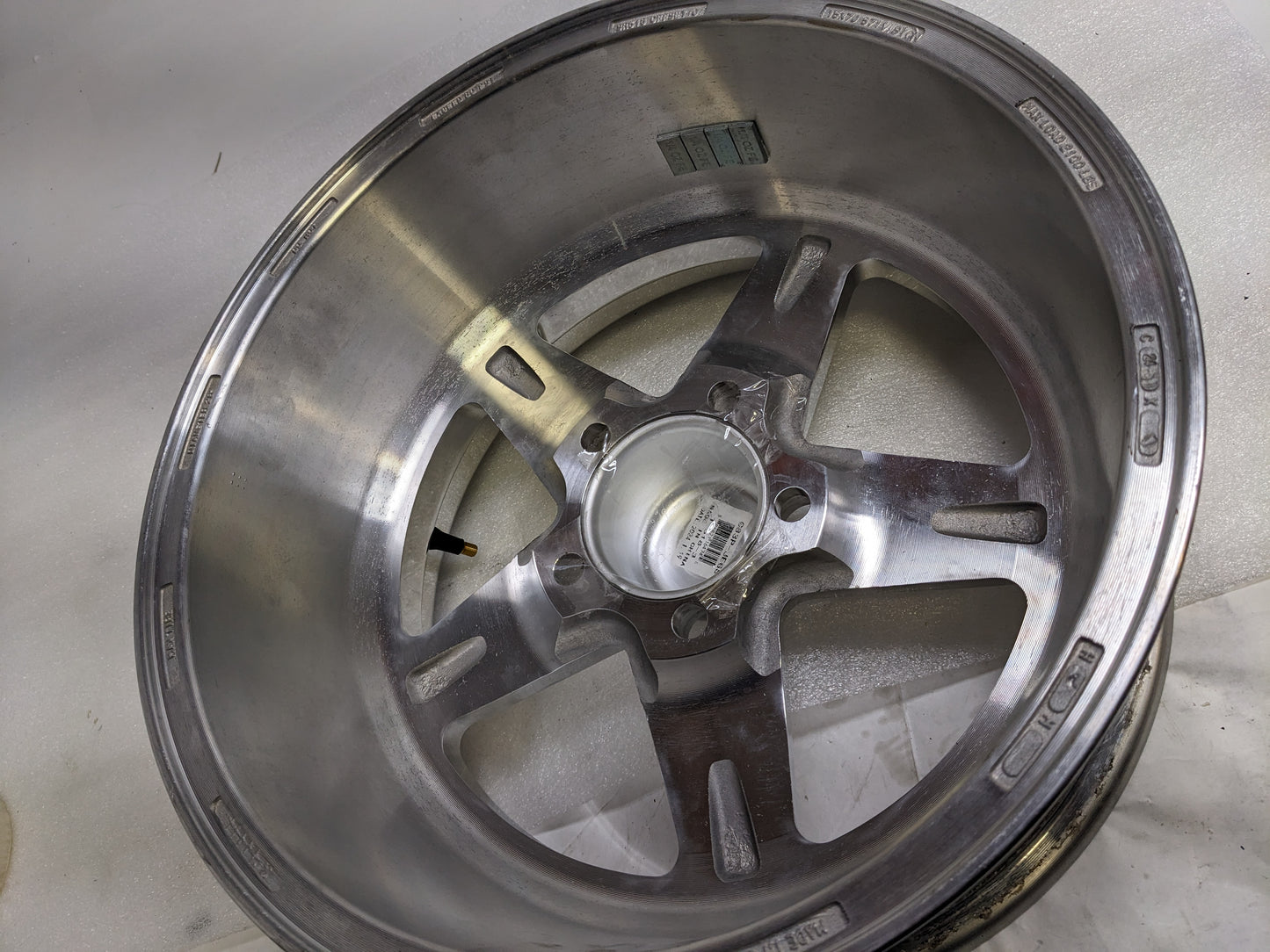 JEGS 555680261 SSR STAR WHEEL 15X7IN 00MM 5X4.50" POLISHED NEW B2