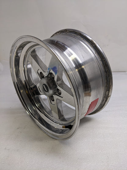 JEGS 555680261 SSR STAR WHEEL 15X7IN 00MM 5X4.50" POLISHED NEW B2