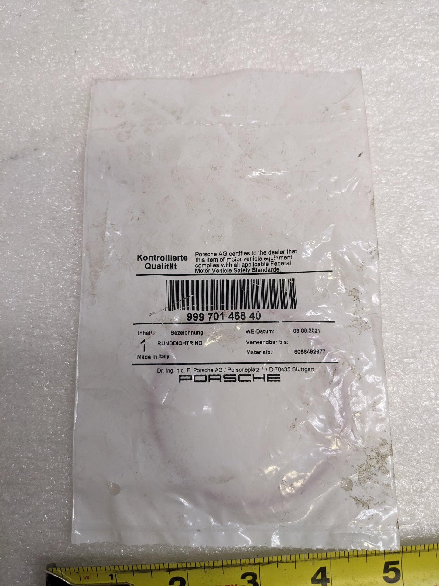 PORSCHE 99762411700 HOOD TRUNK LATCH ACTUATOR FOR 2007-2011 BOXSTER/CAYMAN NEW R23T2