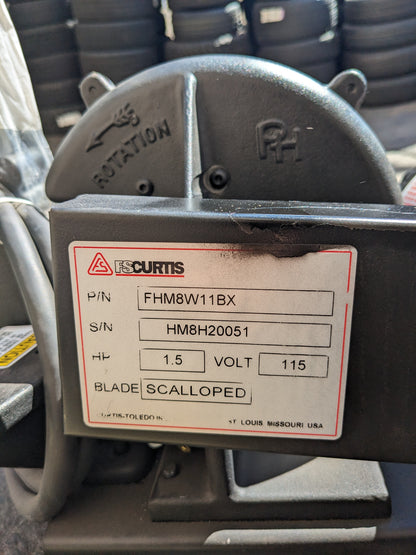 FS CURTIS TOLEDO FHM8W11BX #8 HYDRAULIC HOSE SAW 1.5HP 115V 1.50*ID CAPACITY 8" SCALLOPED BLADE NEW #2 BSRG7