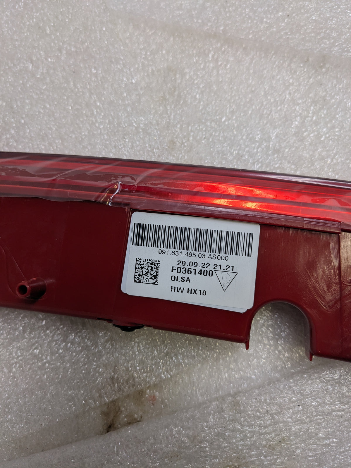 PORSCHE 99163146503 REFLECTOR PANEL FOR 2017-2019 911 NEW SR