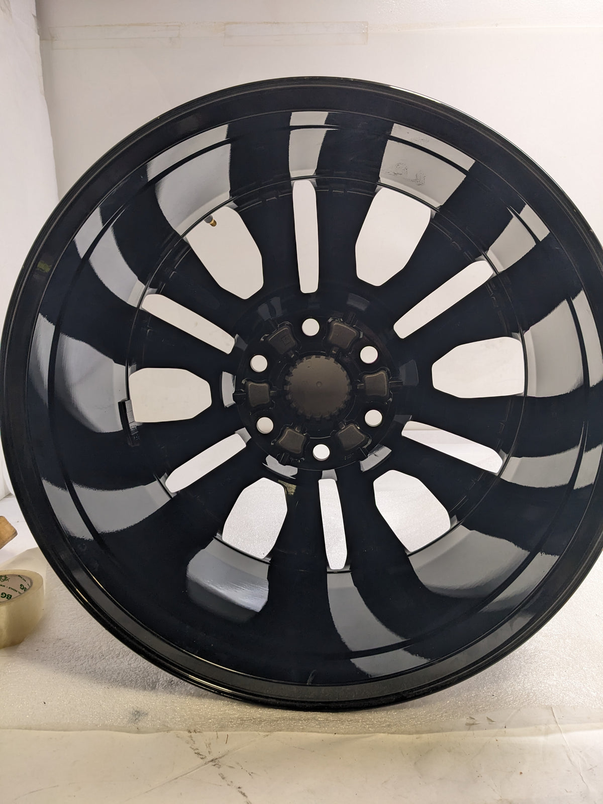 GMC 5917 SIERRA 1500 2019-2024 20X9 28MM 6X5.5 GLOSS BLACK WHEEL NEW B2