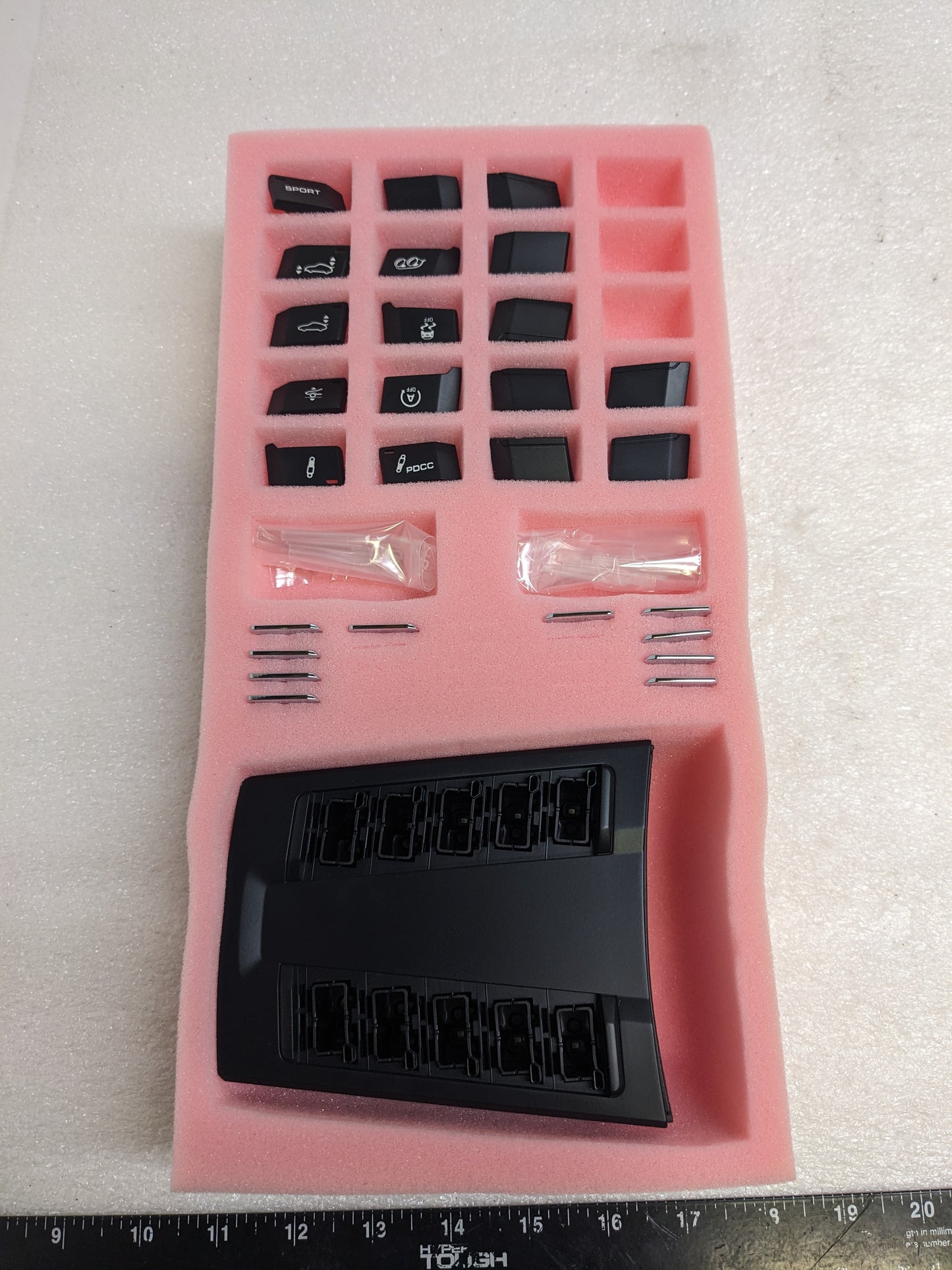 PORSCHE 99161396550DML MULTIPLE SWITCH BLACK FOR 2018 911 GT3 991.2 NEW R23