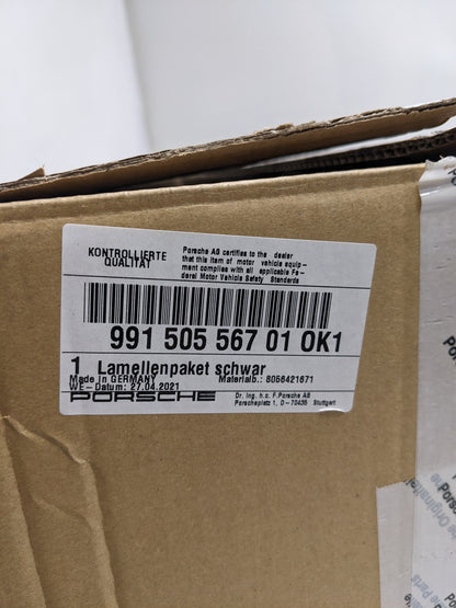PORSCHE  99150556701OK1 RADIATOR SHUTTER ASSEMBLY LEFT FOR 2016-2019 911 NEW SR