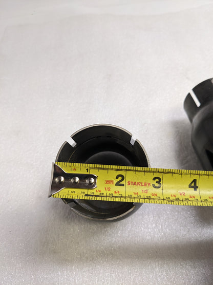 APR TPK0008 DOUBLE WALLED 3.5" SLASH-CUT TIPS DIAMOND BLACK SET OF TWO NEW R19