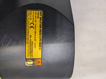 ENERPAC NSH42 NUT SPLITTER HEAD 2 PHASE SIZE 4 NEW B2