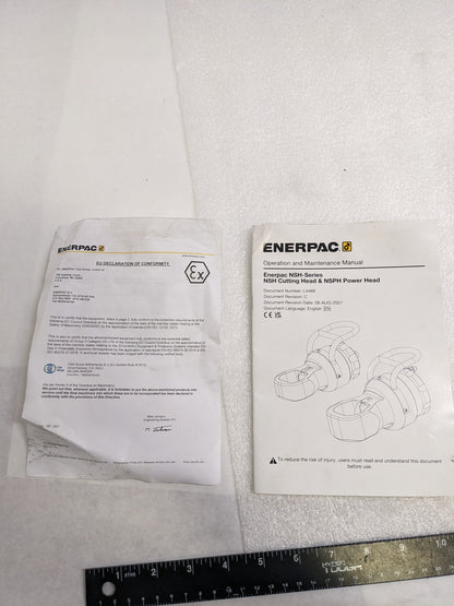 ENERPAC NSH42 NUT SPLITTER HEAD 2 PHASE SIZE 4 NEW B2