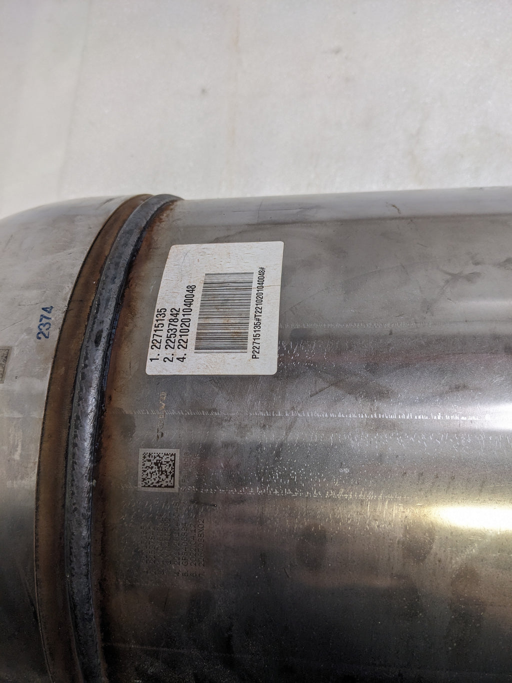 VOLVO VOE22724776 DIESEL PARTICULATE FILTER FOR L70H L60H L90H NEW B2