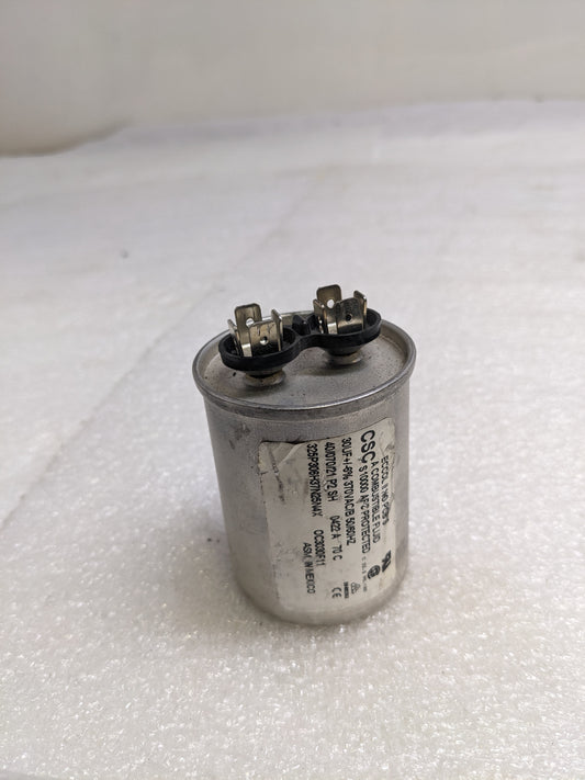 BALDOR OC3030F11 RUN CAPACITOR 30MFD 370VAC USED R13T3