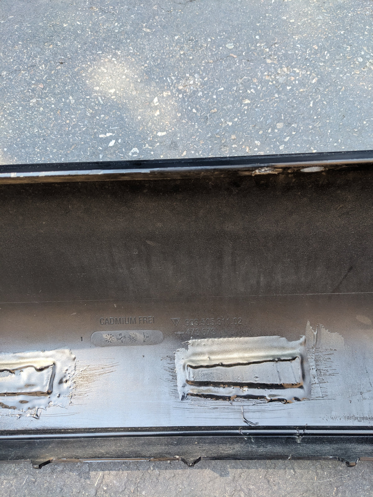 PORSCHE 99350581102 FRONT BUMPER COVER FOR 993 C2S/C4S/TURBO USED B2