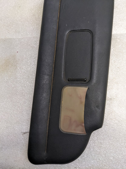 PORSCHE 96473103142/43 SUN VISOR BLACK FOR 1993-1995 968 BASE CONVERTIBLE RIGHT SIDE USED R24T5