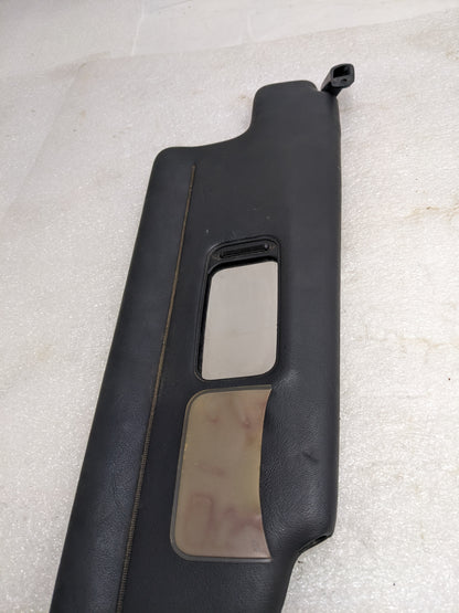 PORSCHE 96473103142/43 SUN VISOR BLACK FOR 1993-1995 968 BASE CONVERTIBLE RIGHT SIDE USED R24T5