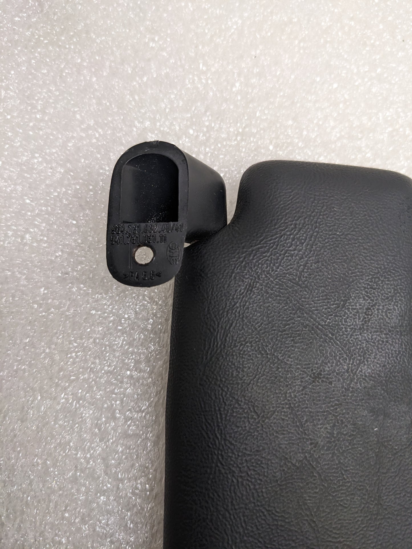 PORSCHE 94173103111 SUN VISOR BLACK FOR 1992 968 LEFT USED R24T5