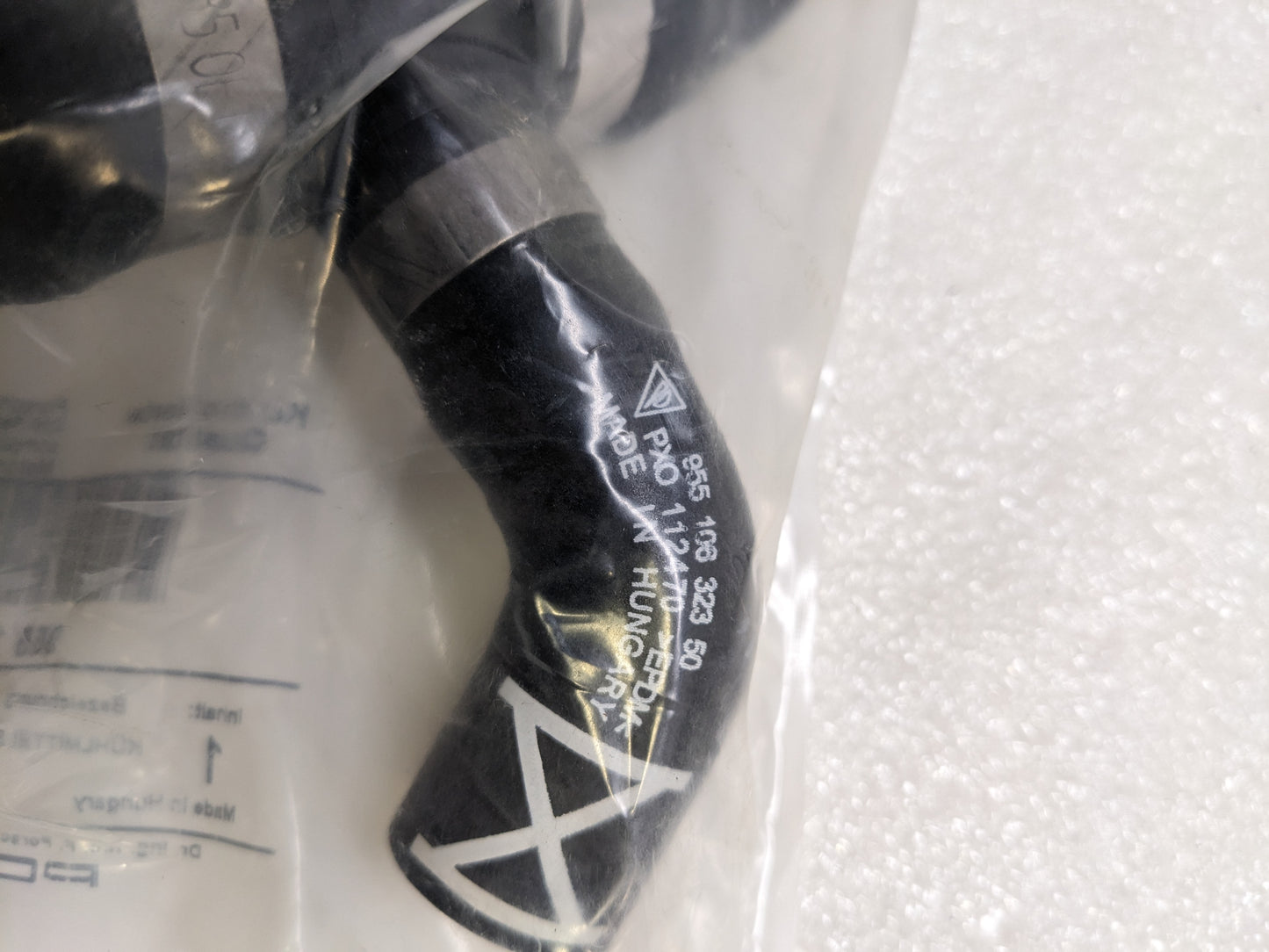 PORSCHE 95510632350 ENGINE COOLANT HOSE FOR 2003-2006 CAYENNE NEW R23T2