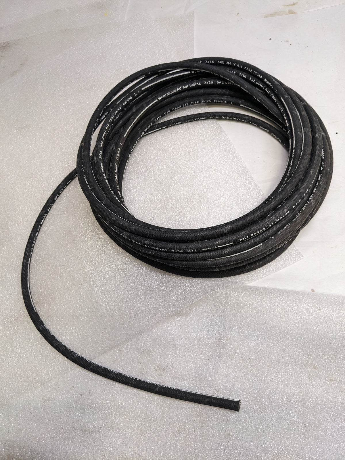 WEATHERHEAD H06904 TRUCK HYDRAULIC HOSE 50FT LENGTH 3/16 NEW R14