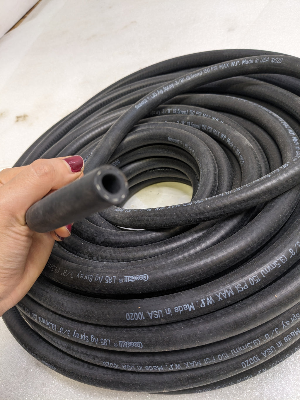 GOODALL L85 AG SPRAY HOSE 3/8 IN 150 PSI NEW R11