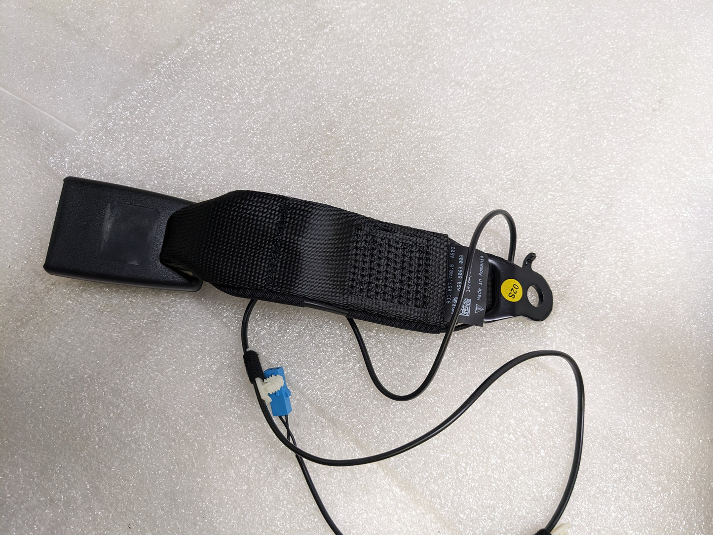 PORSCHE 9J1857740B BELT LATCH WITH WARNING CONTACT FOR 2021 TAYCAN TURBO NEW R23T7