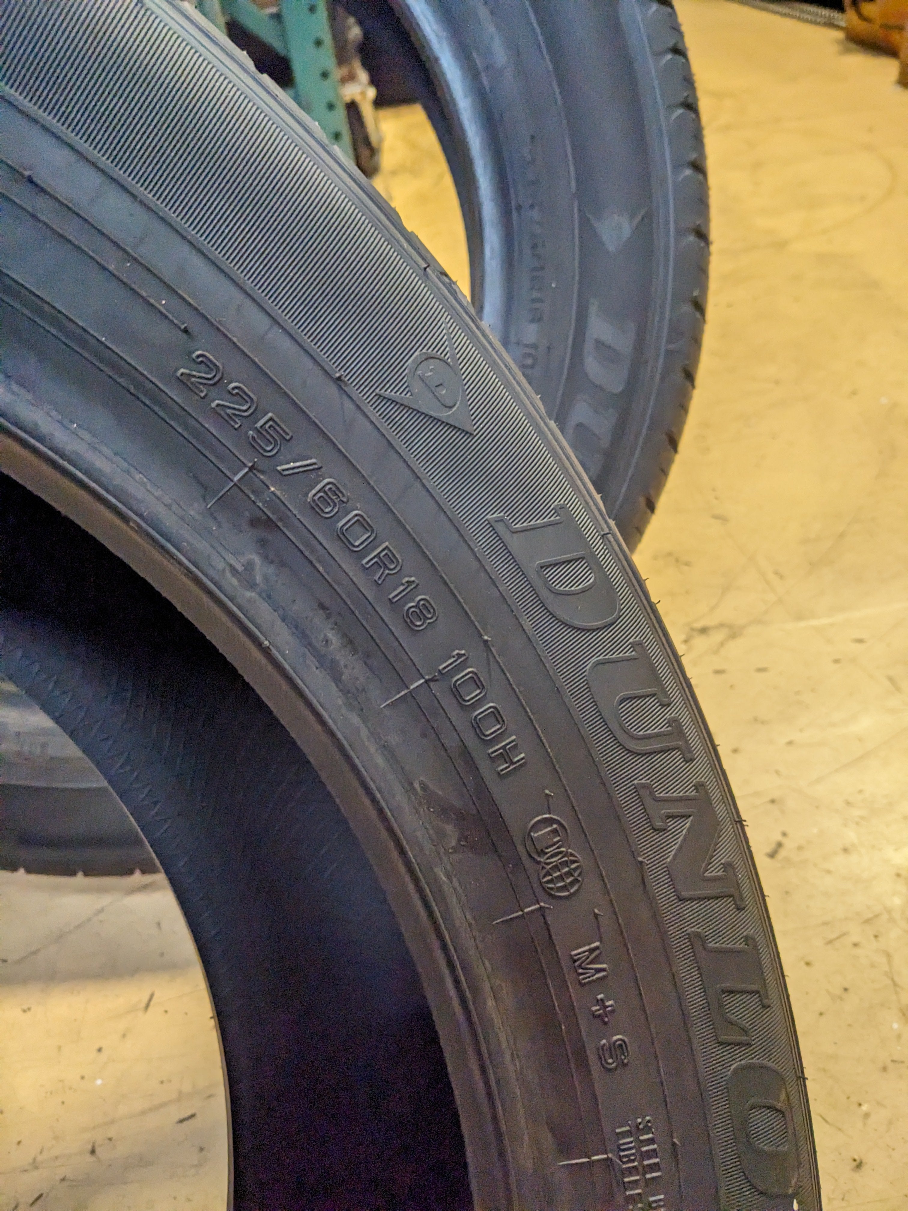 DUNLOP GRANDTREK PT20 P 225 60 18 100H SL ALL SEASON TIRES 290008501