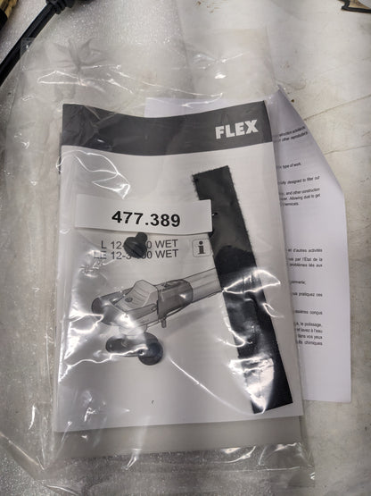 FLEX LE123100WET WET-STONE POLISHER 5" W/ CENTRAL WATER FEED 120/CSA NEW R31