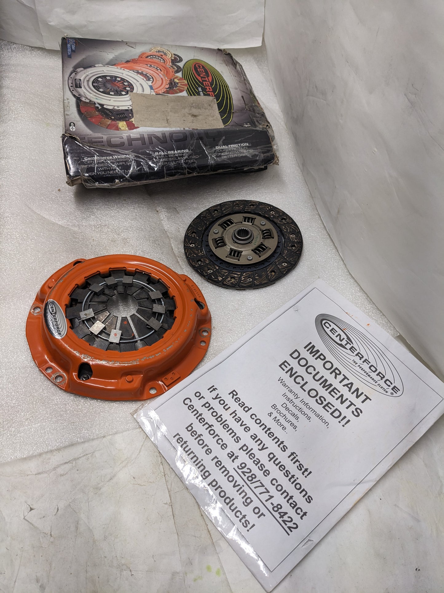 CENTERFORCE CF005059 I PREMIUM CLUTCH PRESSURE PLATE/DISC SET 7.5" 18-SPLINE NEW R6