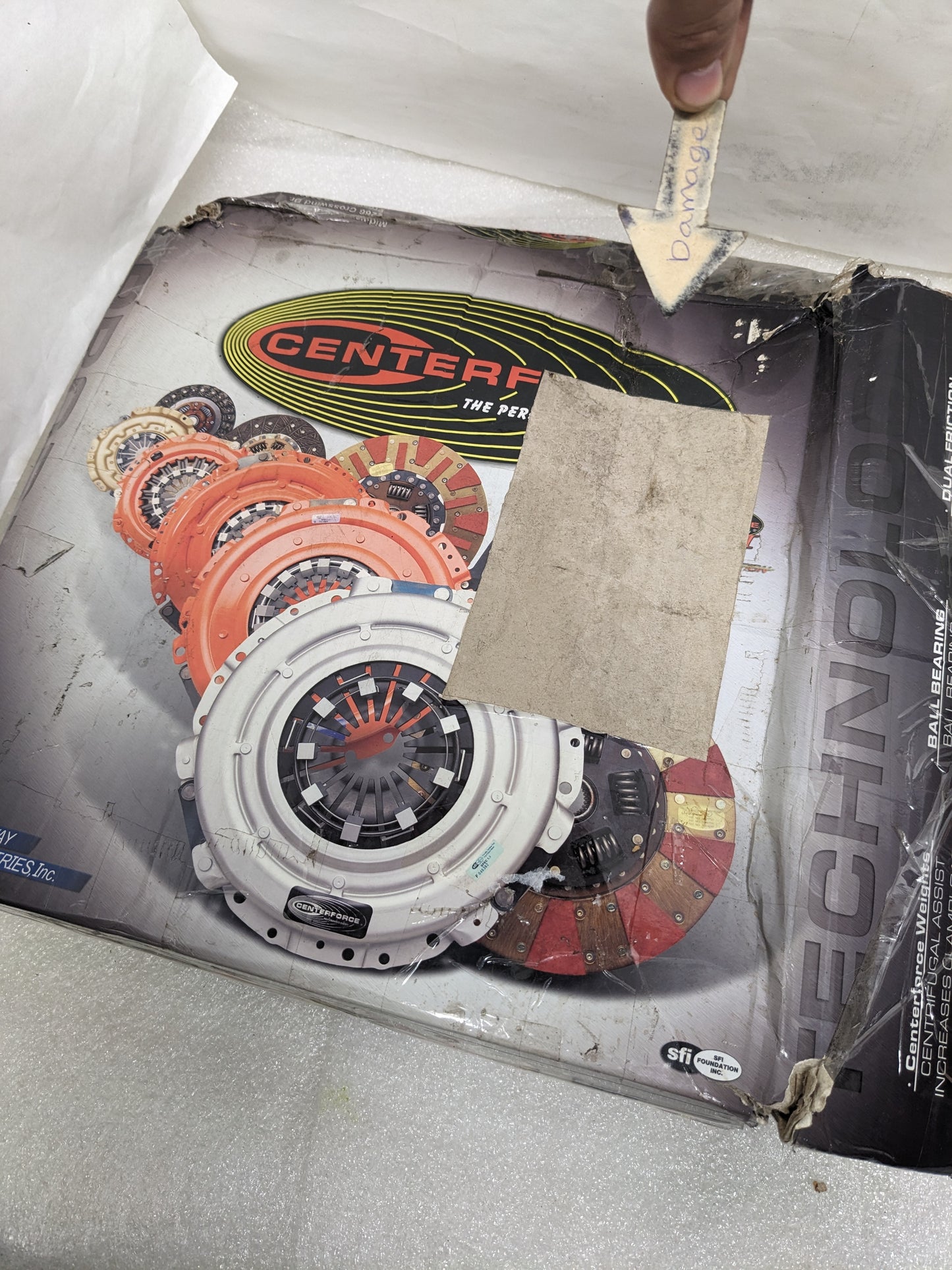 CENTERFORCE CF005059 I PREMIUM CLUTCH PRESSURE PLATE/DISC SET 7.5" 18-SPLINE NEW R6