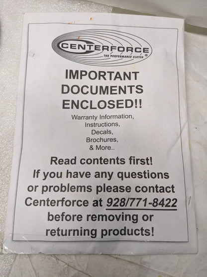 CENTERFORCE CF005059 I PREMIUM CLUTCH PRESSURE PLATE/DISC SET 7.5" 18-SPLINE NEW R6