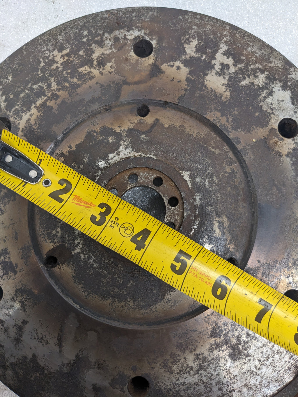 PORSCHE FLYWHEEL 10-3/4" DIA 109 TOOTH 1-1/16" CENTER FOR PORSCHE 356 USED R25T7