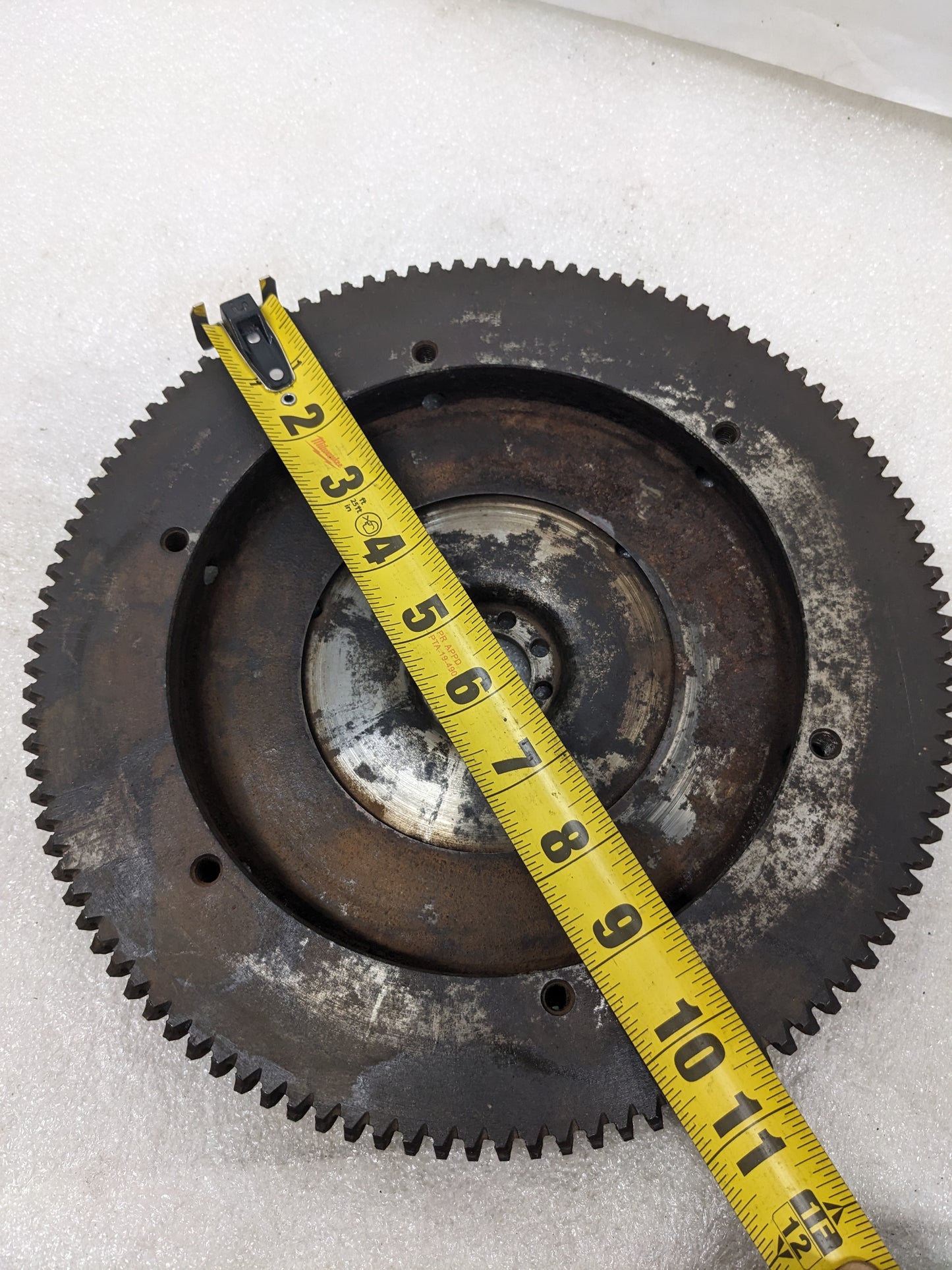 PORSCHE FLYWHEEL 10-3/4" DIA 109 TOOTH 1-1/16" CENTER FOR PORSCHE 356 USED R25T7