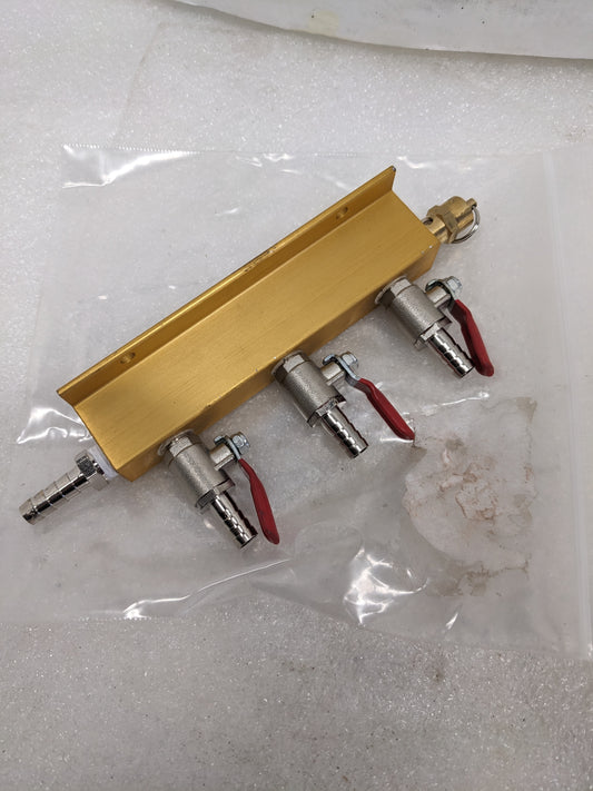 UNBRANDED 3-WAY AIR MANIFOLD NEW R30T1