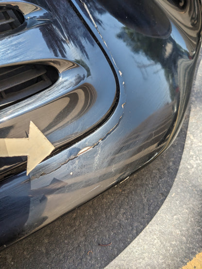 DAMAGED PORSCHE REAR SPOILER WING & GRILLE ASSEMBLY BLACK FOR 95-98 993 USED B2