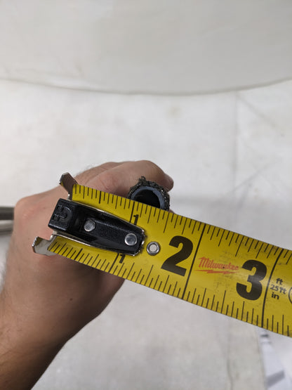 UNBRANDED STAINLESS STEEL BRAIDED 6' HOSE PTFE LINED 1/2" OD 3/8" ID NEW R3T3