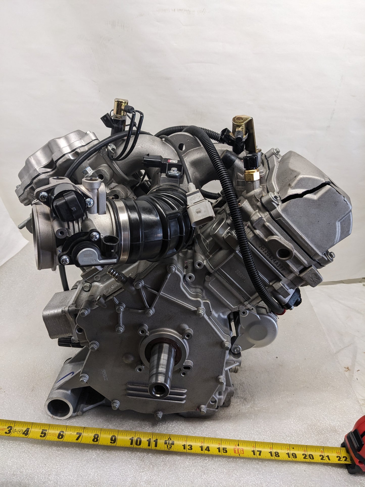 DAMAGED ODES 2V91MY-A ENGINE ASSEMBLY GASOLINE 800CC CM3 FOR UTV REMAN I2