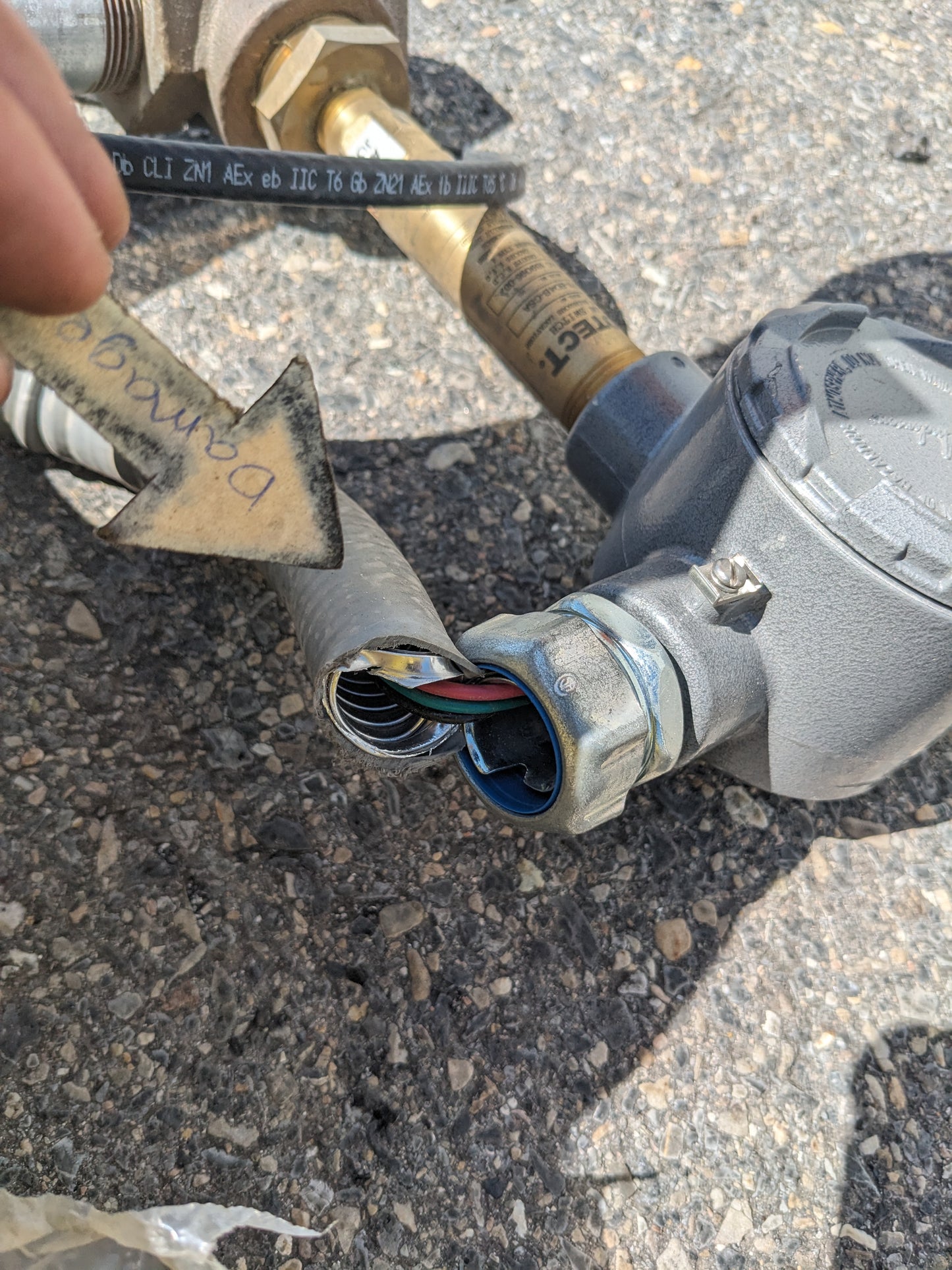 ACORN SAFETY S1360-HT EMERGENCY SHOWER HEAT TRACED TOP/BOTTOM INLET NEW B2