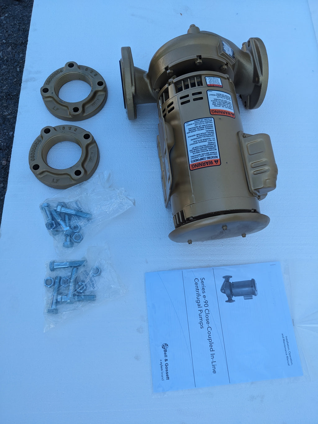 BELL & GOSSETT PUMP E-90 3AAB 3600RPM NEW S-343