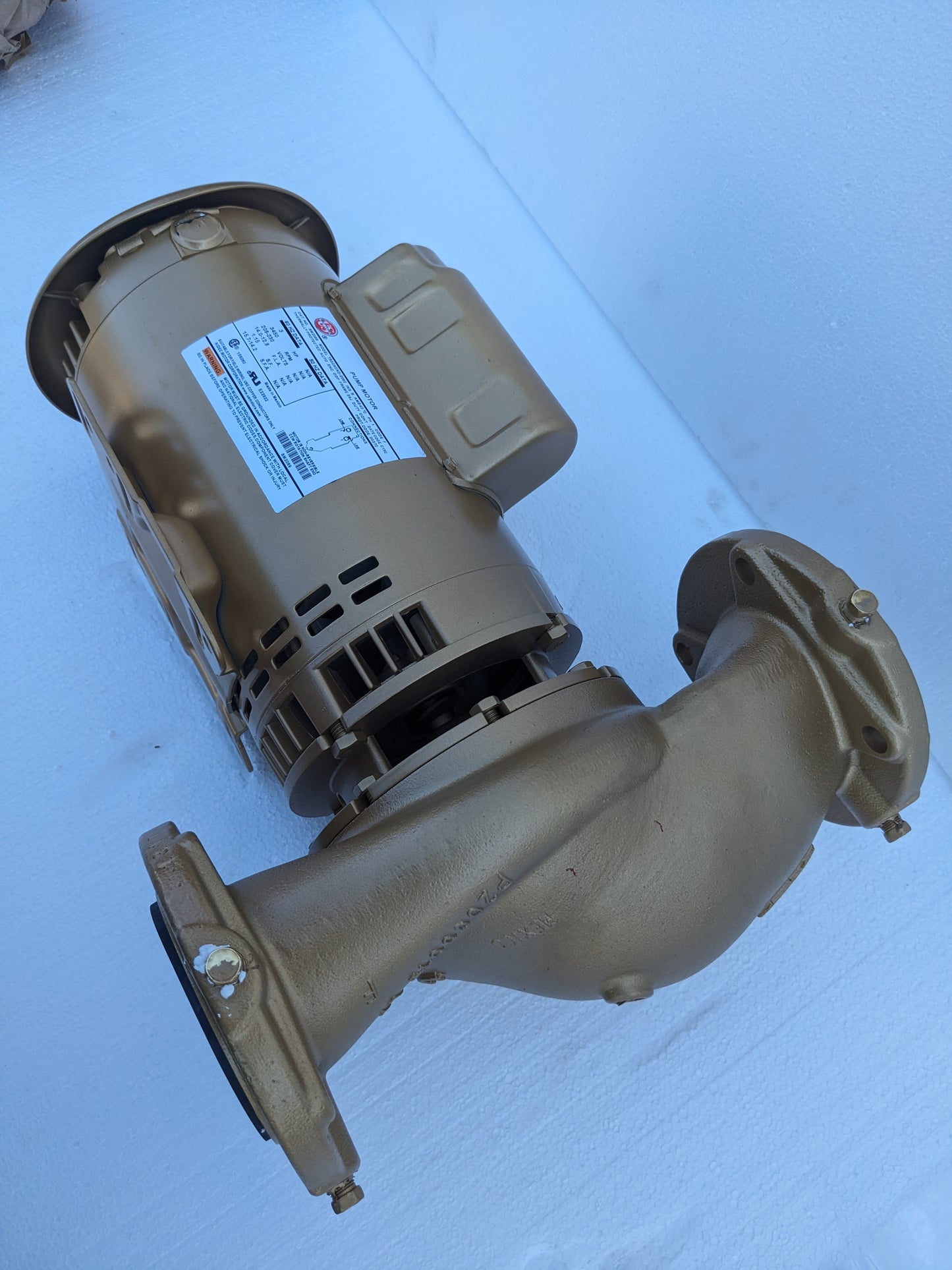 BELL & GOSSETT PUMP E-90 3AAB 3600RPM NEW S-343